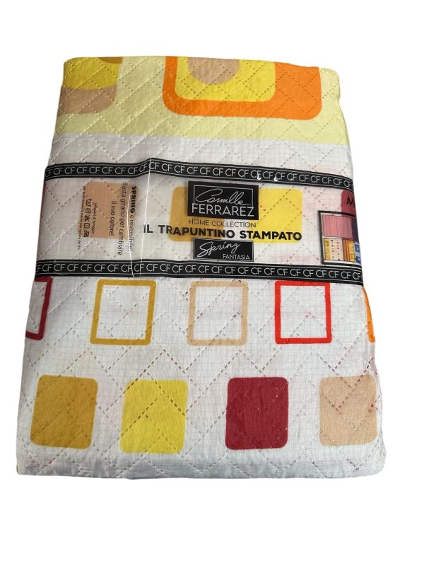 rapuntino Singolo mod. SPRING, Copriletto Trapuntato Letto 1 Posto